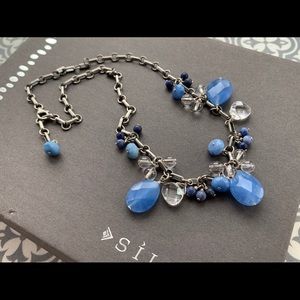 EXTREMELY RARE SILPADA Blue Quartz 925 Necklace